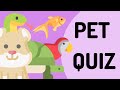 PET Quiz | For Teachers and Kids | Kindergarten Teaching Resource | Timed Guessing Game