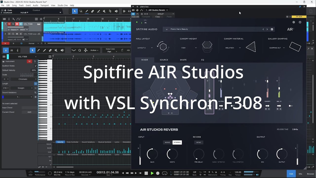Vsl Reverb Spitfire AIR Studios Reverb with VSL Synchron F308 - YouTube