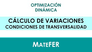 Optimización Dinámica - Condiciones de Transversalidad