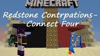 Minecraft: Redstone Contrpations-Connect Four
