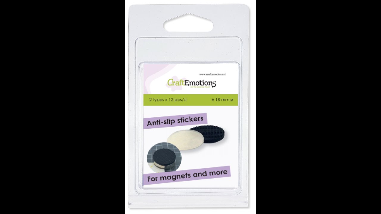 Anti-slip stickers - CraftEmotions Magnetic Glass Craft Mat- EN - YouTube