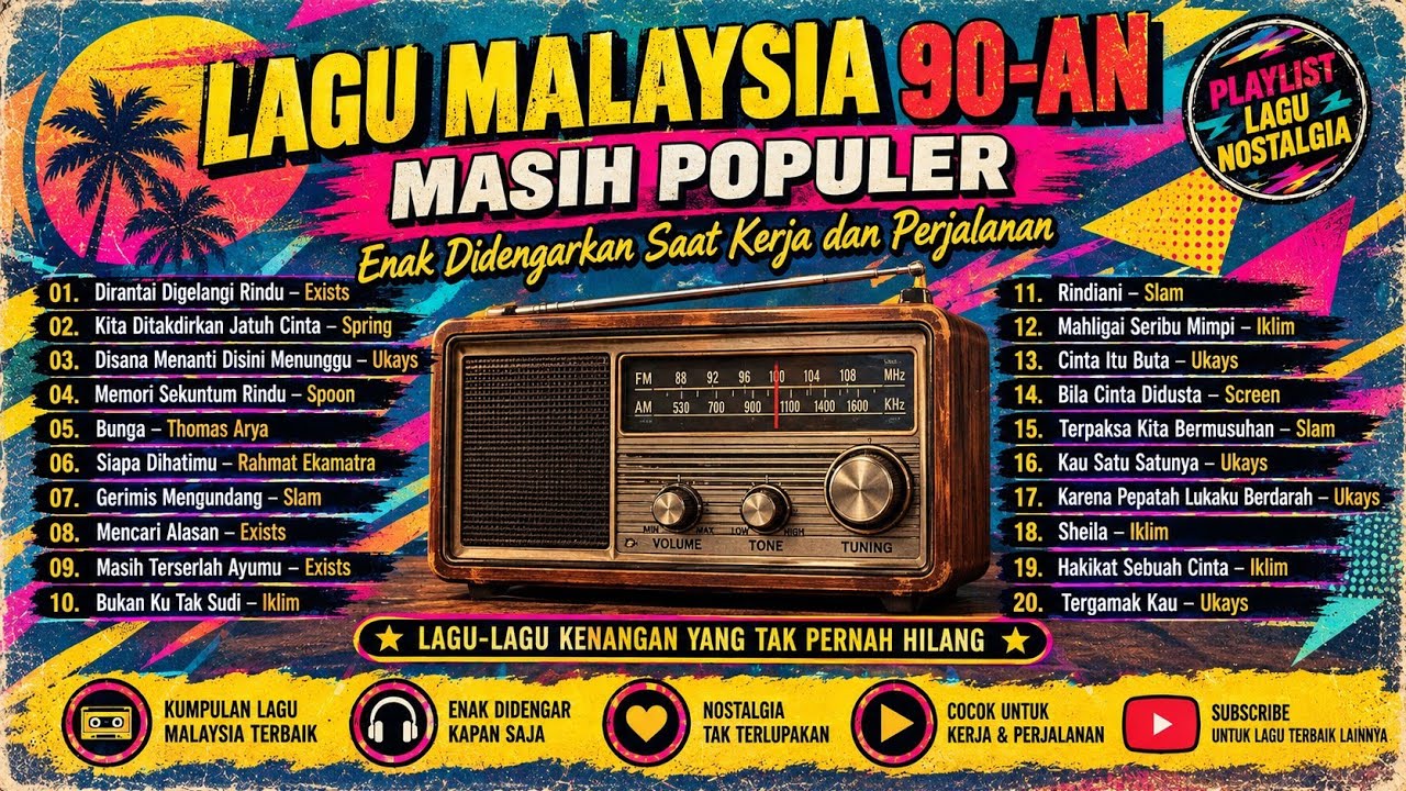 Lagu santai anak 90an yang dulu paling banyak di cari dan di di request 