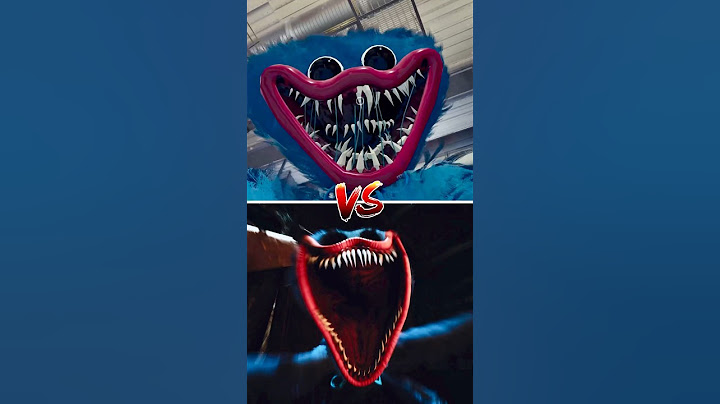 Huggy Wuggy VS Nightmare Huggy Wuggy Jumpscare Comparison Poppy Playtime #poppyplaytime