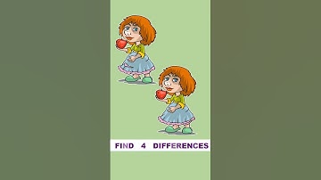 Find four differences,Spot The Difference #948