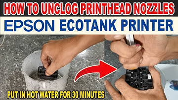 HOW TO UNCLOG EPSON PRINT HEAD NOZZLES | MANUAL CLEANING PROCEDURE.