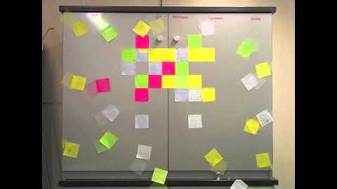 The Stop Motion Post-it War feat Space Invader & Smurf