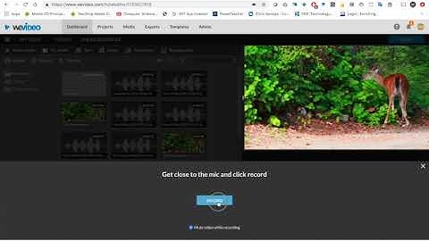 Brief Lesson on adding Foley sound effects and narration in WeVideo