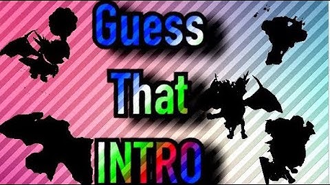 Guess that intro/ajpw Youtubers