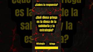 TRIVIA: ¿Qué diosa griega es la diosa de la sabiduría y la estrategia?