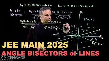 Mathematics | JEE Main 2025 | JEE Advanced | G Tewani | Cengage | Tips for JEE | Algebra | Lines