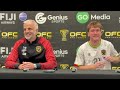OFC Pro League | Post Match Media Conference | Vanuatu United FC | Semi-final