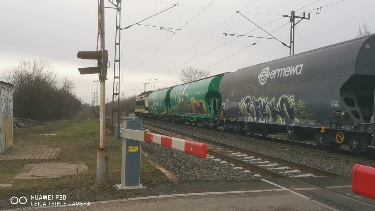 242 287 Loco Train Plehács halad a Ceglédi átjáróba Ferencváros felé 