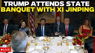 Trump China Visit Live | Xi Jinping Hosts State Banquet for Donald Trump | Beijing | US Vs China
