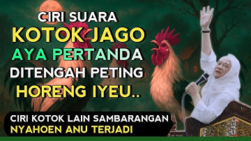 SINGHADE SUARA KOTOK JAGO | ABUYA UCI CILONGOK