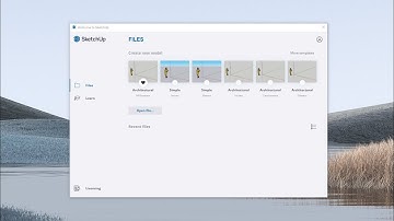 Cách tắt Menu khởi động trên SketchUp Pro 2021