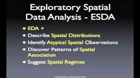 Exploratory (Spatial) Data Analysis