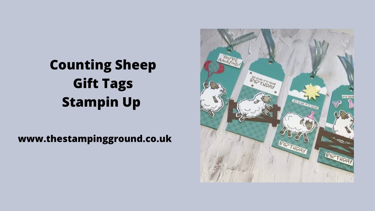Counting Sheep Gift Tags - YouTube