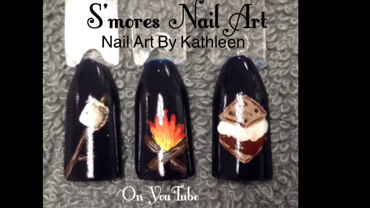 5. "Campfire Nail Art Tutorial" - wide 5