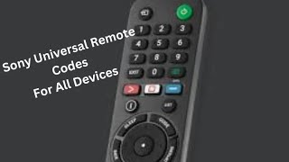 Programming Sony Universal Remote Codes | A Detailed Guide to Program Your Remote Control screenshot 4