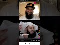 Things just got real on the Instagram live chat for Wayoflifesq with Mufti Menk! Mashallah