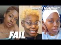 Hair Growth Update + Blonde FAIL | Dark and Lovely Fade Resist Box Dye