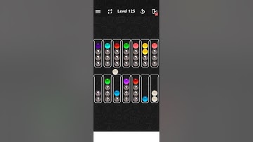 ball sort color puzzle level 125 | ball sort puzzle game|