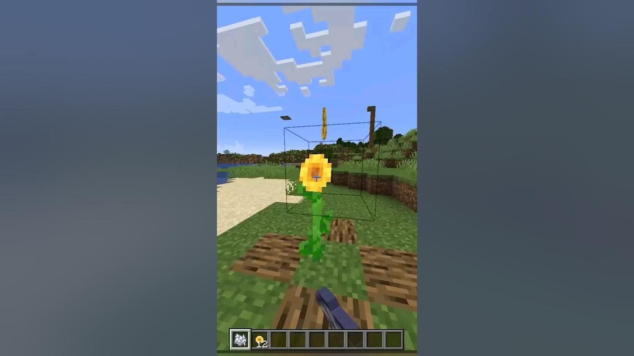 Can You Duplicate Minecraft Flowers? 🤔 minecraft YouTube