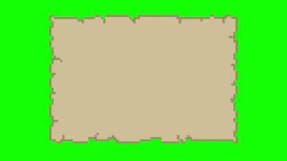 Free to Use Minecraft Animated Map Green Screen (No Copyright) for Videos