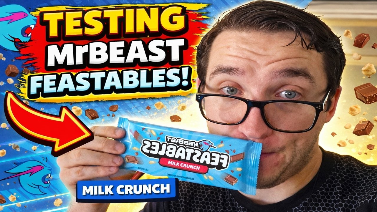 MR BEAST FEASTABLES MILK CRUNCH TASTE TEST