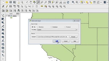 QGIS 004 Add Vector Data
