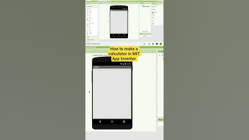 how to make a calculator in MIT App Inventor #shorts #appdevelopment
