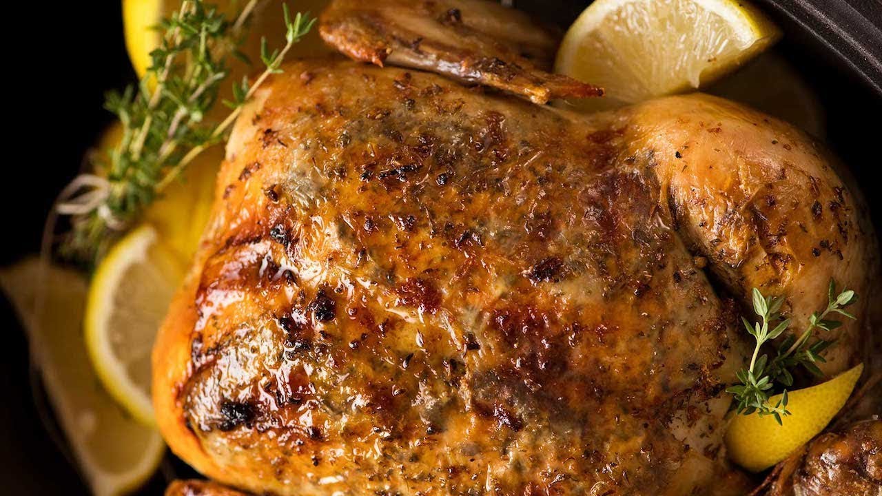Lemon Garlic SLOW COOKER Roast Chicken 1000COOKER