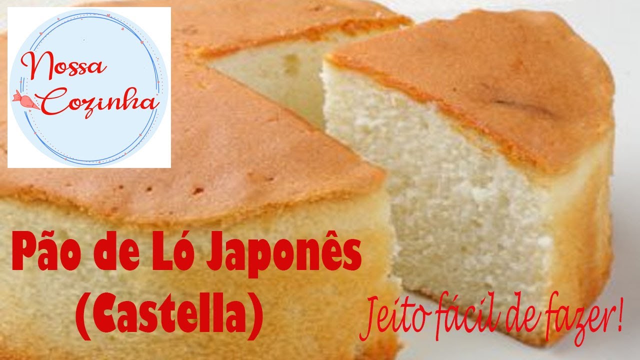 Pão de Ló Japonês (Castella) - Jeito fácil de fazer!!!