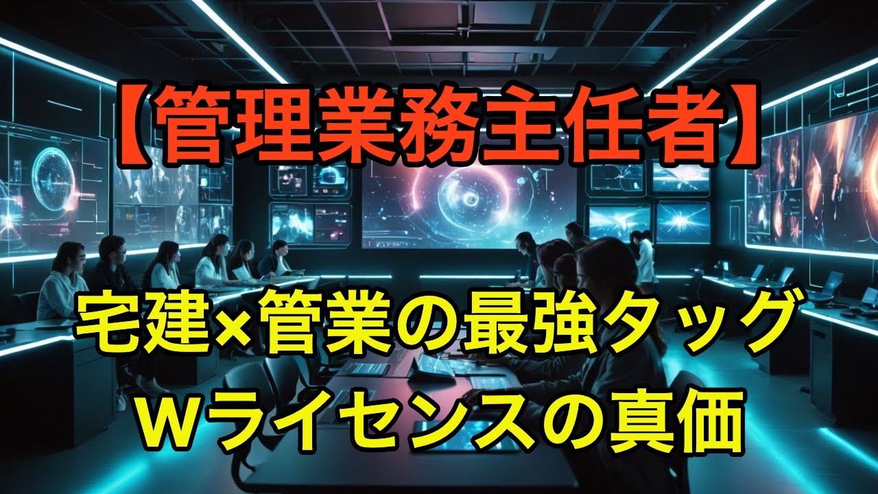 管理業務主任者×宅建Wライセンスの最強メリット