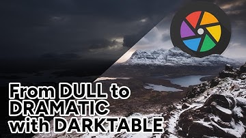 From Dull to Dramatic in Darktable - Landscape Processing #11