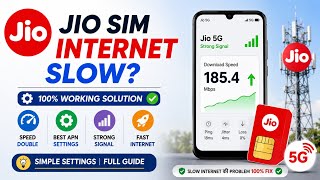 Jio Internet Slow Problem Fix | 5G APN Settings Change Karo Aur Speed Double Karo (2026)