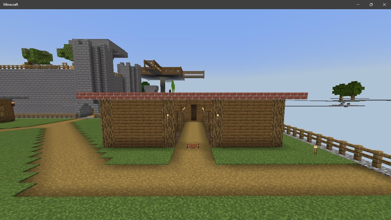 Minecraft Bedrock Skyblock Ep.55 Skeleton Horse Stable YouTube