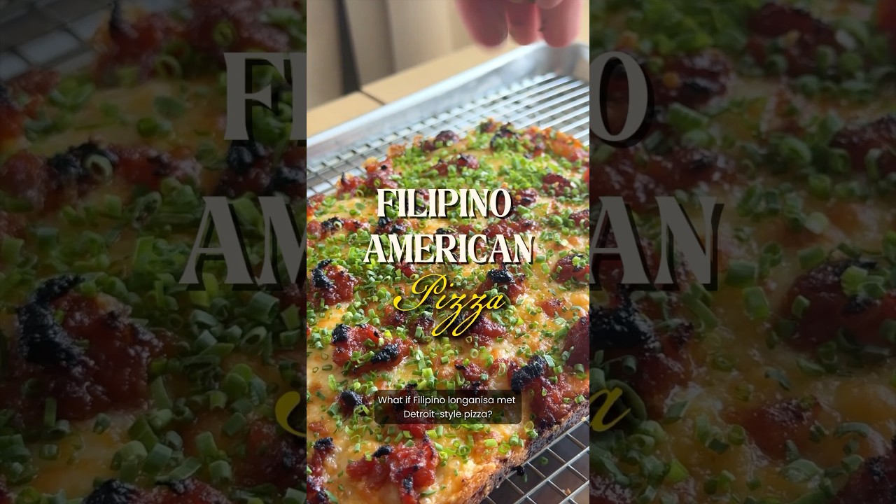 Making pizza that reflects my roots | Filipino longanisa pizza 🇵🇭