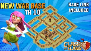 New best war base -TH10+LINK BASE- [Clash Of Clans]