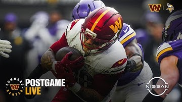 Postgame LIVE: Commanders Fall to Vikings in Week 14 | NFL