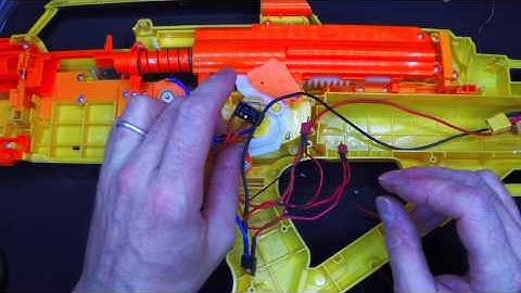 Nerf Stampede Re-Wire and Power Mod Part 3