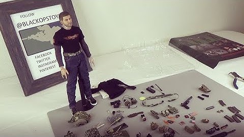 Unboxing the 1/6 scale Dam Toys Naval Special Warfare DEVGRU AOR2 Version action figure