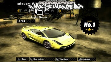 Lamborghini Gallardo Full Customization & Tuning | NFSMW Black Edition