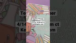 Teacher Planner Release