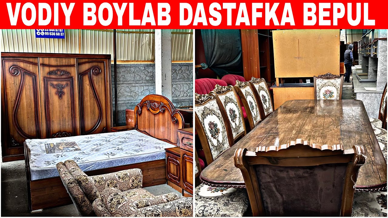 ARZON ISHLATILGAN MEBEL NARXLARI VODIY BOYLAB DOSTAFKA BEPUL 