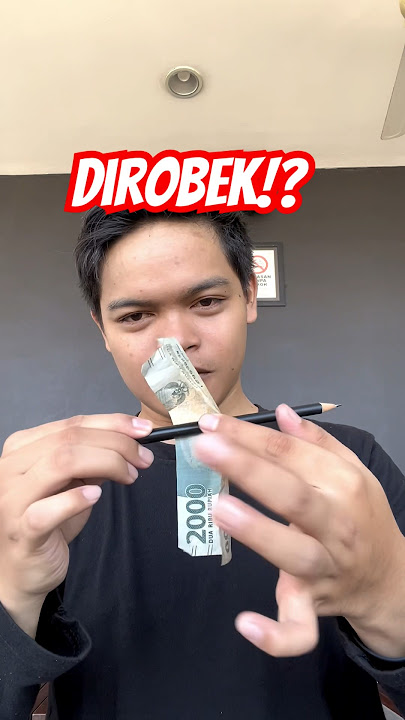 Orang ini merusak uang!? #sulap #magic