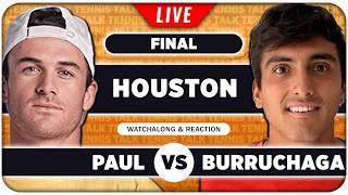 PAUL vs BURRUCHAGA • ATP Houston 2026 Final • LIVE Tennis Watchalong
