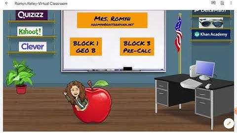 Virtual classroom welcome