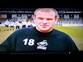 Swansea city soccer am cross bar challenge at the vetch field 0304 season