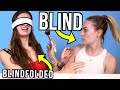 BLIND VS. BLINDFOLDED Makeup with Molly Burke!